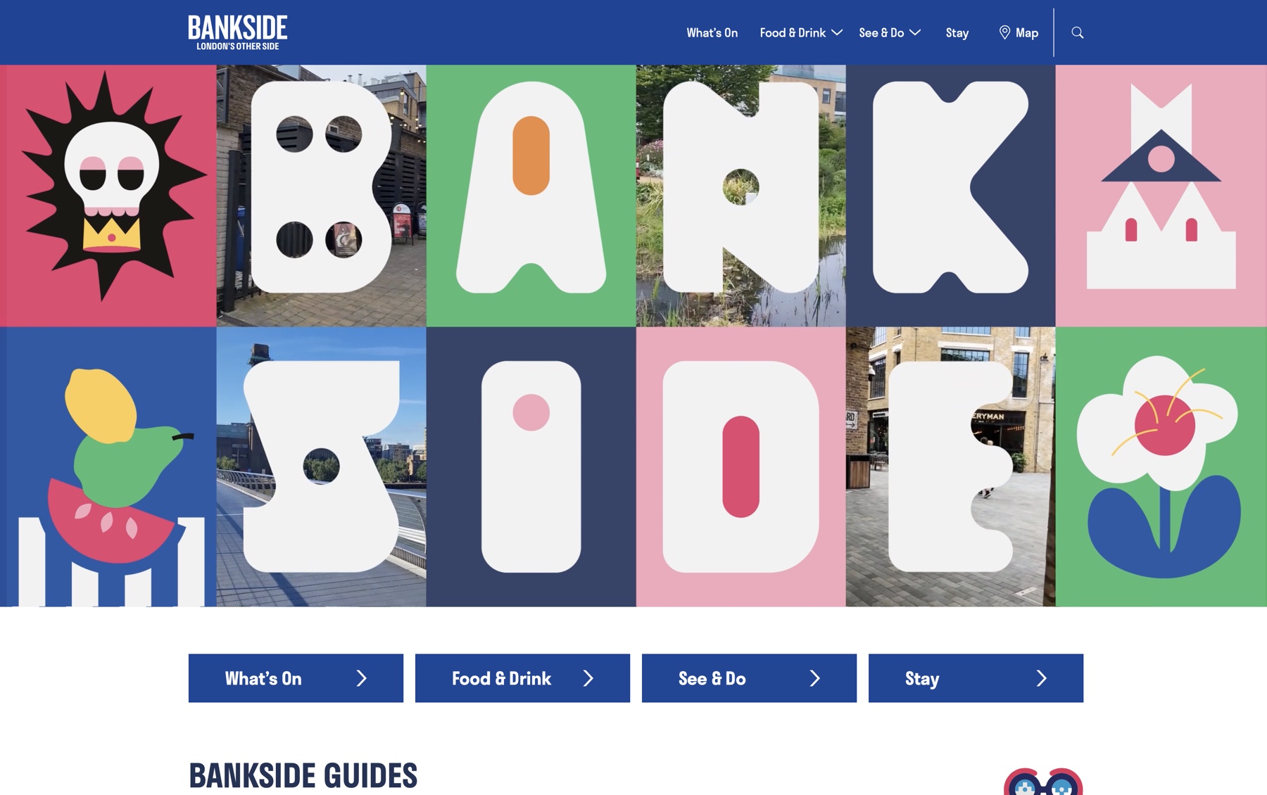 Bankside London — WordPress project screenshot