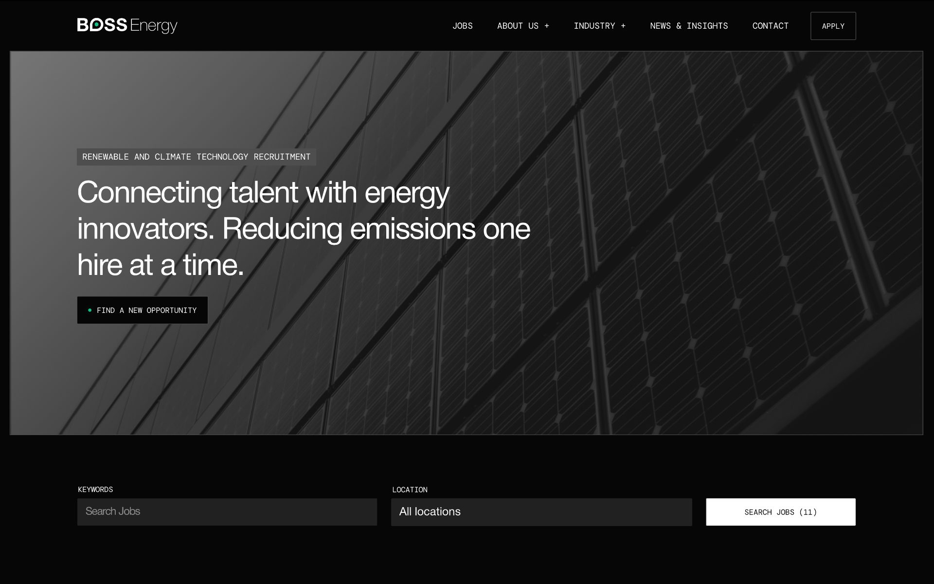 BOSS Energy — WordPress project screenshot by Lewis Edward
