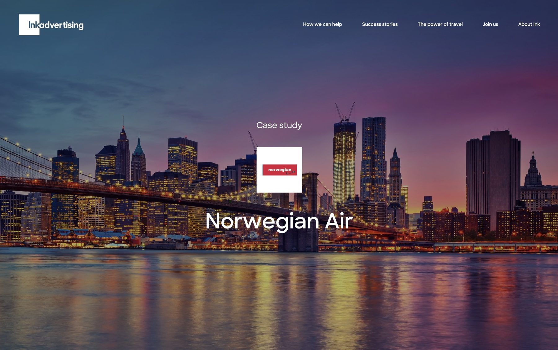 Full-screen images in case studies